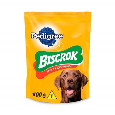 Produto Petisco Pedigree Biscrok para cachorros adultos raças grandes 500gr