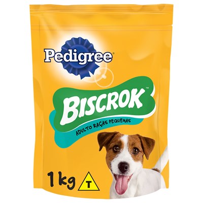 Produto Petisco Pedigree Biscrok para Cães 1kg Adultos Raças Pequenas