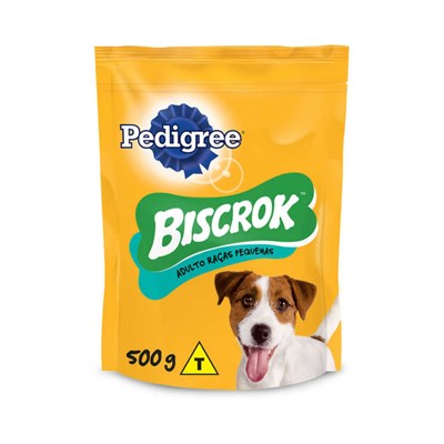 Petisco Pedigree Biscrok para Cães 500gr Adultos Raças Pequenas