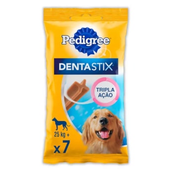 Petisco Pedigree Dentastix Para Cachorros De Raças Grandes Com 7 Unidades Pacote De 270gr - Imagem principal