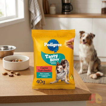 Petisco Pedigree Tasty Bites Cães Adulto 40g Sabor Carne Suculenta - Imagem principal