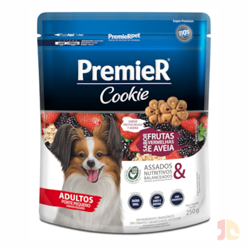 Petisco PremieR Cookie Adulto Pequeno Porte Frutas Vermelhas & Aveia 250gr - Imagem principal