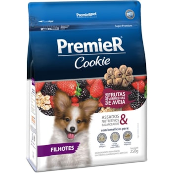Petisco Premier Cookie Cães Filhotes Frutas Vermelhas 250g - Imagem principal