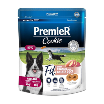Petisco Premier Cookie Fit Cachorro Adulto Frango E Batata Doce 250gr - Imagem principal