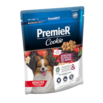 Petisco PremieR Cookie Para Cachorros Adultos Porte Pequeno Sabor Frutas Vermelhas & Aveia 50gr - Imagem principal