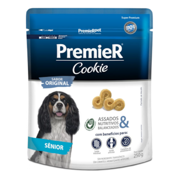 Petisco PremieR Cookie para cachorros adultos Sênior sabor original  com 250gr - Imagem principal