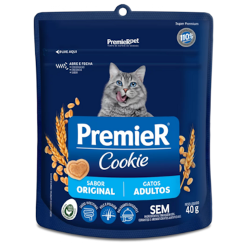 Petisco PremieR Cookie para Gatos Adultos sabor Original 40gr - Imagem principal