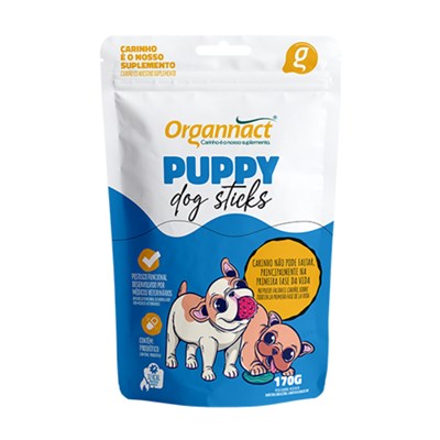 Petisco Puppy Dog Sticks para cachorros filhotes 170gr