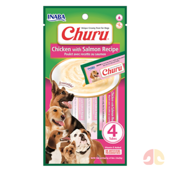 Petisco Purê Churu Dog 56 g Sabor Frango com Salmão para Cães - Imagem principal