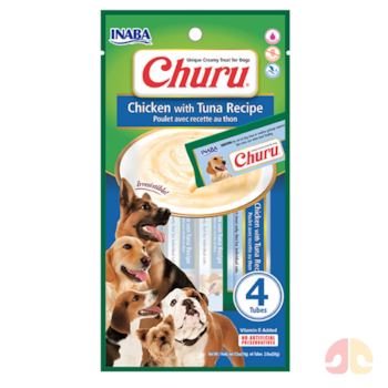 Petisco Purê Churu Dog 56g Sabor Frango com Atum para Cães - Imagem principal