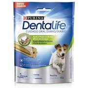 Petisco Purina DentaLife Cuidado Oral Diário para cachorros adultos raças pequenas 7 unidades 42g