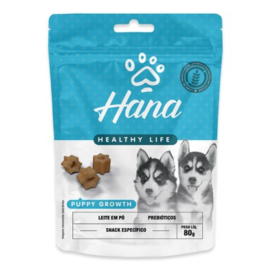 Produto Petisco Snack Hana Puppy Growth Para Cães Filhotes 80gr