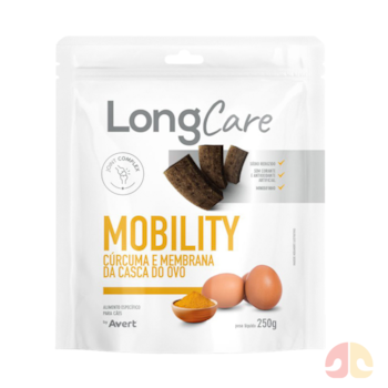 Petisco Snack LongCare Funcional Mobility 250g para Cães Adultos Sabor Cúrcuma e Membrana da Casca do Ovo - Imagem principal