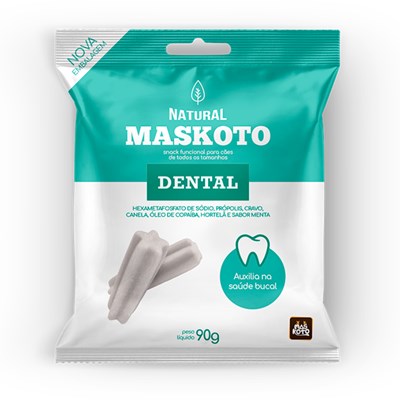 Petisco Snack Maskoto Dental para Cachorros 90gr