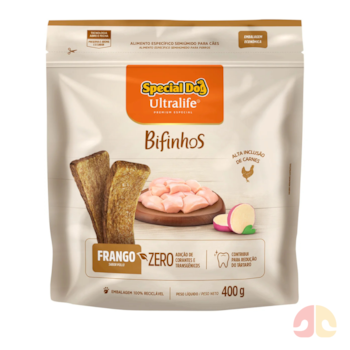 Petisco Special Dog Ultralife Bifinhos 400gr sabor Frango para Cães - Imagem principal