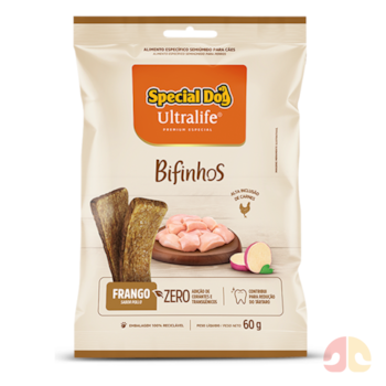 Petisco Special Dog Ultralife Bifinhos 60gr sabor Frango para Cães - Imagem principal