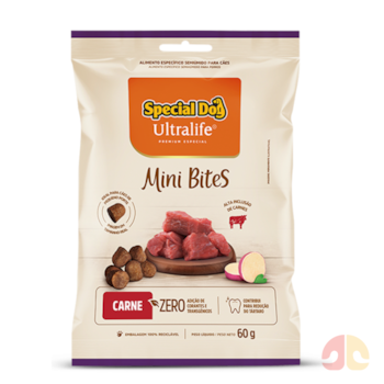 Petisco Special Dog Ultralife Mini Bits 60gr sabor Carne para Cães - Imagem principal