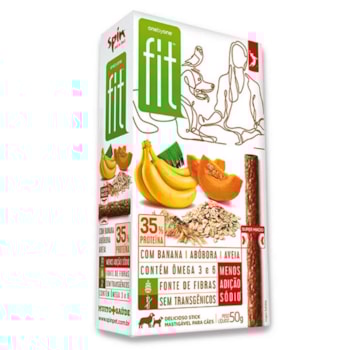 Petisco Spin Pet Stick Fit para Cães Sabor Banana, Abóbora e Aveia 50g - Imagem principal