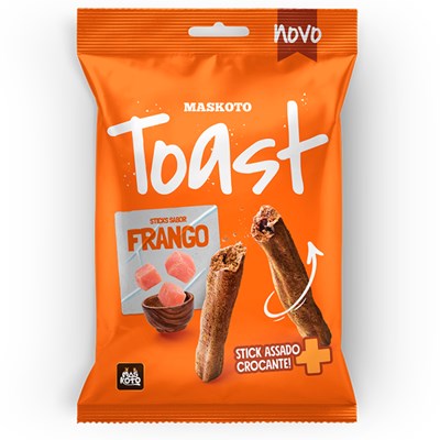 Petisco Sticks Maskoto Toast para Cachorros Sabor Frango 50gr