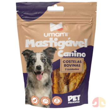 Petisco Umami Costela Bovina Natural com 2 Unidades para Cães - Imagem principal