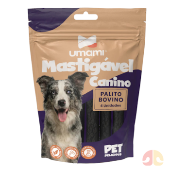 Petisco Umami Palito Bovino Natural 4 unidades para Cães - Imagem principal