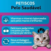Petisco Whiskas Pelo Saudável para Gatos Adultos 40 gr