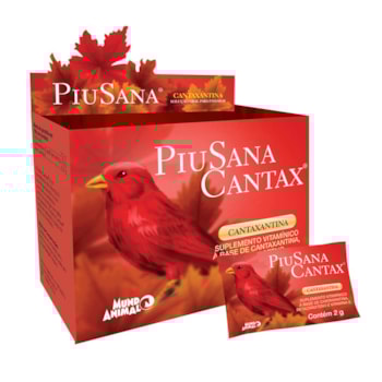 Piusana Cantax Sachê para Pássaros 2gr - Imagem principal