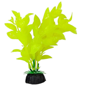Planta Plástica Soma Economy para Aquários Amarela 10cm - Imagem principal