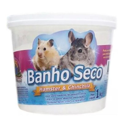 Pó para Banho Seco Animalíssimo para Hamsters de 1,0kg