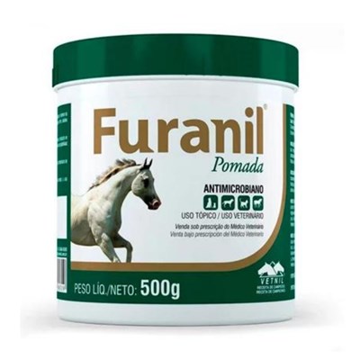 Pomada Antibiótica Vetnil Furanil para Cachorros e Gatos com 500gr