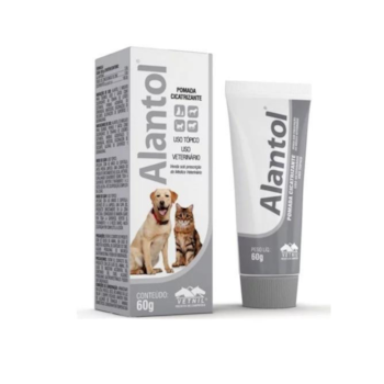 Pomada Cicatrizante Alantol Vetnil para Cachorros e Gatos com 60gr - Imagem principal
