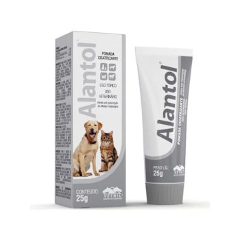 Pomada Cicatrizante Alantol Vetnil Para Cães e Gatos 25gr - Imagem principal