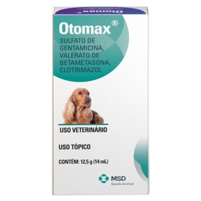 Pomada Otomax MSD para Otite Canina 12,5gr