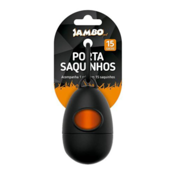 Porta Saquinho Jambo Pet Friend com 1 Rolo Preto - Imagem principal