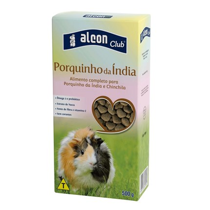 Ração Alcon para Porquinho da Índia e Chincila 500 g