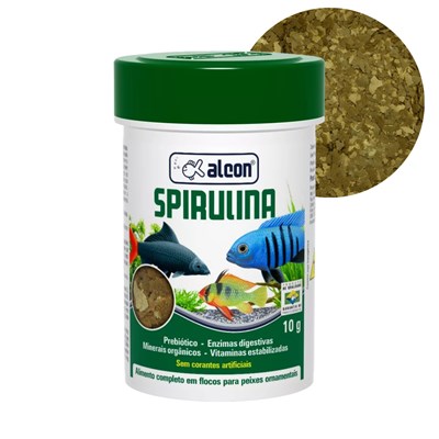 Ração Alcon Spirulina para Peixes 10gr