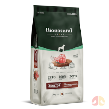 Ração Bionatural Prime Júnior Raças Grandes e Gigantes 20kg Cordeiro, Blueberry, Coco e Aveia - Imagem principal