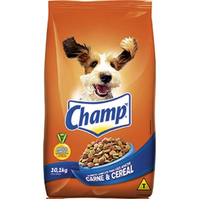 Ração Champ para cachorros adultos carne e cereais 10,1kg