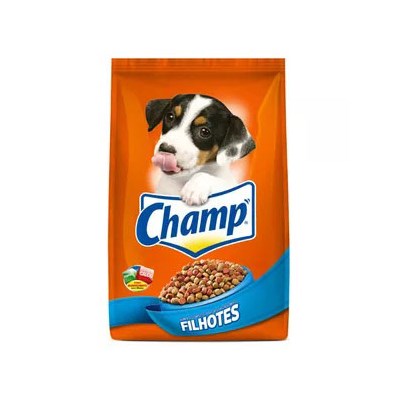 Ração Champ para cachorros filhotes carne e cereais 10,1kg