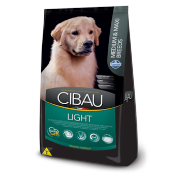 Ração Cibau Light Medium e Maxi Breeds para Cães Adultos 12kg - Imagem principal