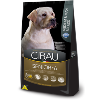 Ração Cibau Sênior 6+ Medium e Maxi Breeds para Cães de Raças Médias e Grandes 12kg - Imagem principal