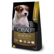 Ração Cibau Sênior 8+ para cachorros mini breeds 1,0kg
