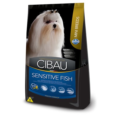 Ração Cibau Sensitive Fish para cachorros adultos mini breeds 1,0kg