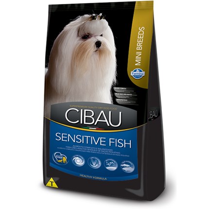 Ração Cibau Sensitive Fish para cachorros adultos mini breeds 3,0kg