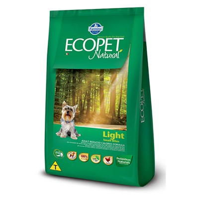Ração Ecopet Natural Light para cachorros adultos small breeds 3,0kg