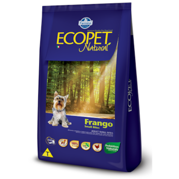 Ração Ecopet Natural para Cães Adultos de Porte Pequeno Sabor Frango 15kg - Imagem principal