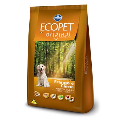 Ração Ecopet Original para cachorros adultos carne e frango 15,0kg