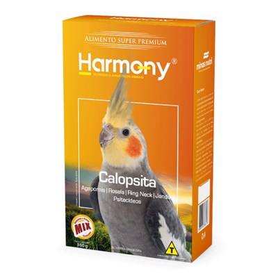 Ração Extrusada para Calopsitas Harmony Birds Mix 300gr