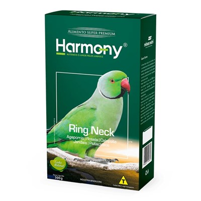 Ração Extrusada para Pássaros Ring Neck Harmony Birds Natural 300gr