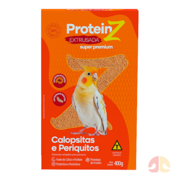 Ração Extrusada Protein Z 400g para Calopsitas e Periquitos - Imagem principal